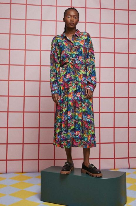 Спідниця Medicine maxi розкльошена колір барвистий (3171693) Спідниця Medicine maxi розкльошена колір барвистий (3171693)