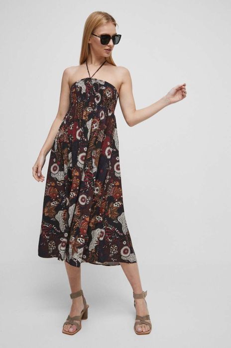 Спідниця Medicine колір чорний maxi розкльошена (3314672)