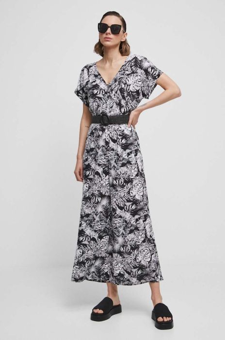 Комбінезон Medicine колір чорний декольте трикутник (3249995) Комбінезон Medicine колір чорний декольте трикутник (3249995)