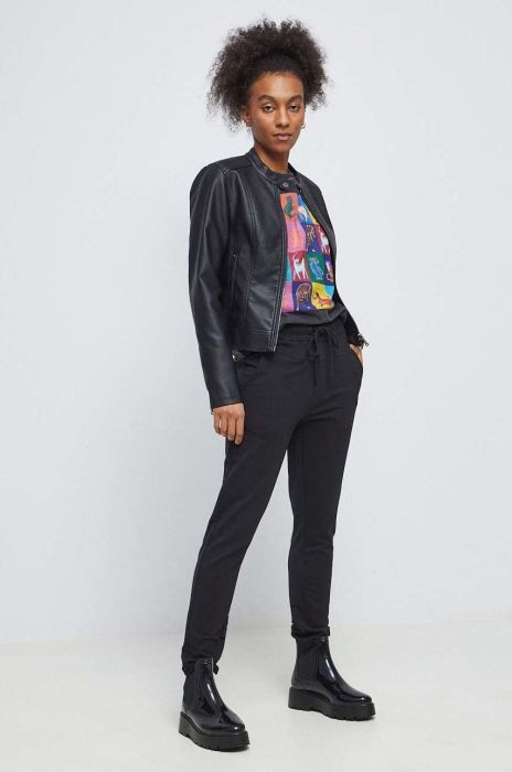 Спортивні штани Medicine жіночі колір чорний однотонні (2932903) Спортивні штани Medicine жіночі колір чорний однотонні (2932903)