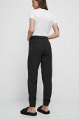 Штани Medicine жіночі колір чорний фасон chinos середня посадка (3055076) Штани Medicine жіночі колір чорний фасон chinos середня посадка (3055076)