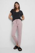Спортивні штани Medicine колір рожевий пряме середня посадка