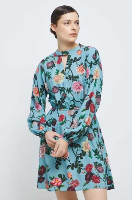 Сукня Medicine колір бірюзовий mini розкльошена (3047753) Сукня Medicine колір бірюзовий mini розкльошена (3047753)