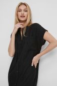 Сукня Medicine колір чорний midi oversize (3319179)
