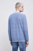 Бавовняний светр Medicine чоловічий легкий колір блакитний (2871755) Бавовняний светр Medicine чоловічий легкий колір блакитний (2871755)