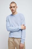 Бавовняний светр Medicine легкий колір блакитний (3016327) Бавовняний светр Medicine легкий колір блакитний (3016327)