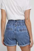 Джинсові шорти Medicine жіночі однотонні висока посадка колір блакитний (3246560)