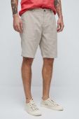 Лляні шорти Medicine колір бежевий (3199667)
