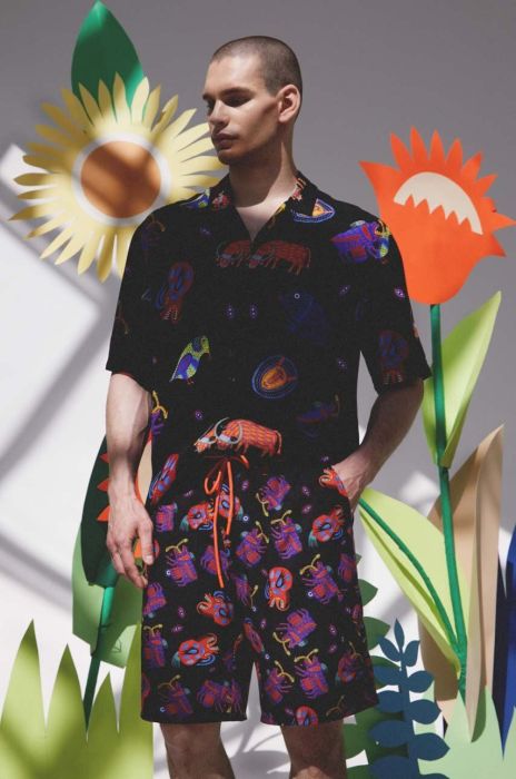 Шорти Medicine x Maria Prymachenko чоловічі колір барвистий Шорти Medicine x Maria Prymachenko чоловічі колір барвистий