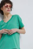 Бавовняна футболка Medicine колір зелений (3164327)