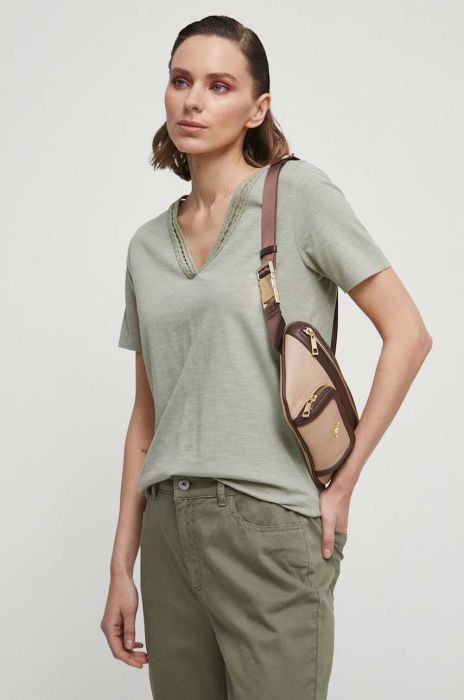 Бавовняна футболка Medicine жіноча колір зелений (3315762) Бавовняна футболка Medicine жіноча колір зелений (3315762)