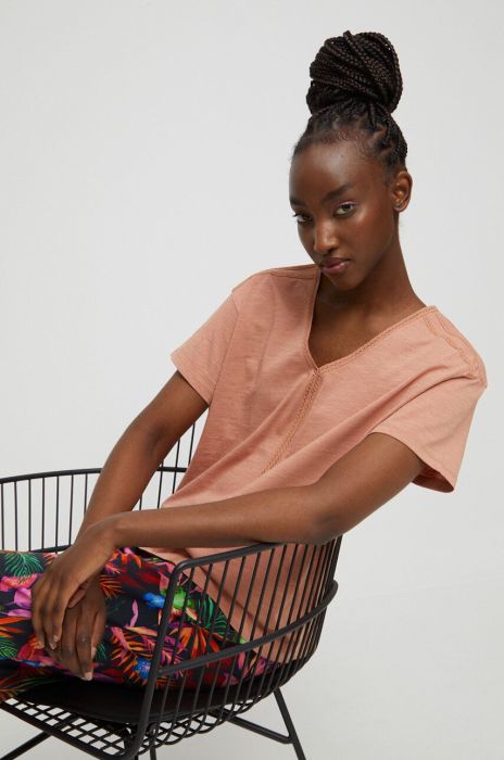 Бавовняна футболка Medicine жіноча колір рожевий (3205986) Бавовняна футболка Medicine жіноча колір рожевий (3205986)