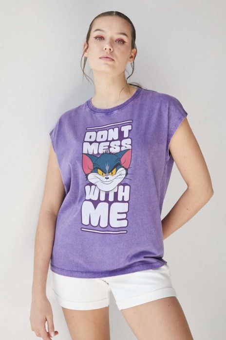 Бавовняна футболка Medicine колір фіолетовий (3292368) Бавовняна футболка Medicine колір фіолетовий (3292368)