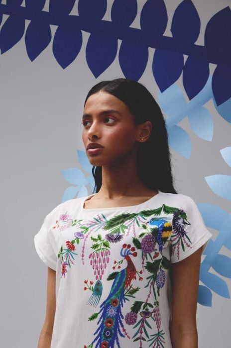 Бавовняна футболка Medicine x Maria Prymachenko колір бежевий (3350769) Бавовняна футболка Medicine x Maria Prymachenko колір бежевий (3350769)