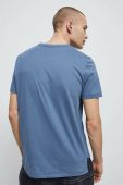 Бавовняна футболка Medicine однотонний колір блакитний (3016377) Бавовняна футболка Medicine однотонний колір блакитний (3016377)