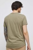 Бавовняна футболка Medicine чоловічий колір зелений однотонний (3274153)