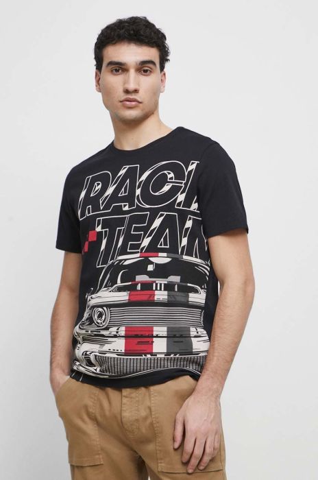 Бавовняна футболка Medicine колір чорний з принтом (2967542)