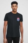 Бавовняна футболка Medicine колір чорний з принтом (3048343) Бавовняна футболка Medicine колір чорний з принтом (3048343)