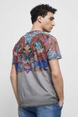 Бавовняна футболка Medicine колір сірий з принтом (3048355) Бавовняна футболка Medicine колір сірий з принтом (3048355)