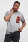 Бавовняна футболка Medicine чоловічий колір сірий з принтом (3174878)