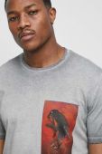 Бавовняна футболка Medicine чоловічий колір сірий з принтом (3174878)