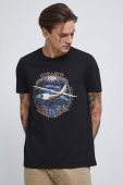Бавовняна футболка Medicine чоловічий колір чорний з принтом (3210157)