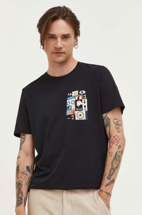 Футболка Medicine чоловічий колір чорний з принтом (3319210) Футболка Medicine чоловічий колір чорний з принтом (3319210)