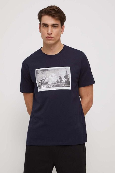 Бавовняна футболка Medicine чоловічий колір синій з принтом (3239797) Бавовняна футболка Medicine чоловічий колір синій з принтом (3239797)