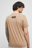 Бавовняна футболка Medicine колір коричневий з принтом (3314731) Бавовняна футболка Medicine колір коричневий з принтом (3314731)