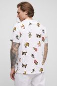 Бавовняна футболка Medicine колір білий візерунок (3319323)