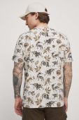 Бавовняна футболка Medicine колір бежевий візерунок (3324142)