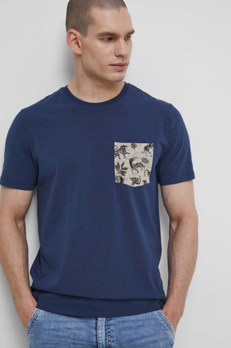 Футболка Medicine чоловічий колір синій однотонний (3329436) Футболка Medicine чоловічий колір синій однотонний (3329436)