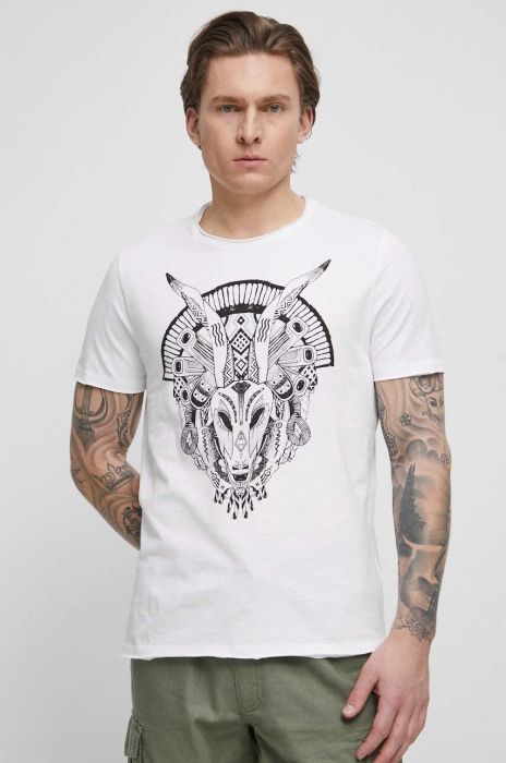 Бавовняна футболка Medicine колір білий з принтом (3324162) Бавовняна футболка Medicine колір білий з принтом (3324162)