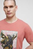 Футболка Medicine чоловічий колір рожевий з принтом