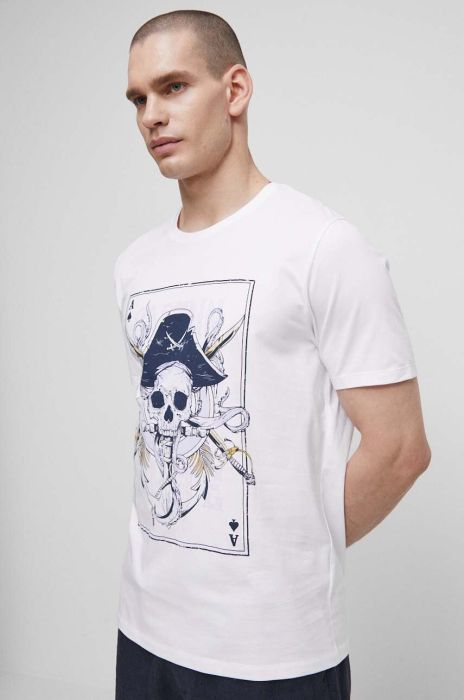 Бавовняна футболка Medicine колір білий з принтом (3341282) Бавовняна футболка Medicine колір білий з принтом (3341282)