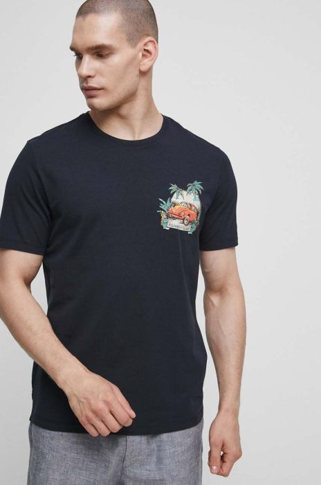 Футболка Medicine чоловічий колір синій з принтом (3341298)