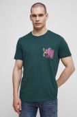 Бавовняна футболка Medicine x Maria Prymachenko колір зелений з принтом (3350822)