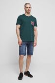 Бавовняна футболка Medicine x Maria Prymachenko колір зелений з принтом (3350822)