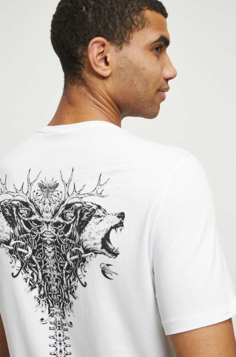 Бавовняна футболка Medicine чоловічий колір білий з принтом (3607078) Бавовняна футболка Medicine чоловічий колір білий з принтом (3607078)