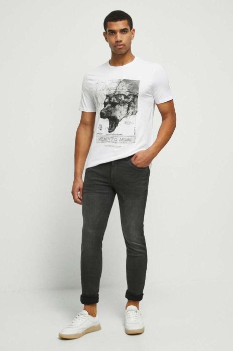 Бавовняна футболка Medicine чоловічий колір білий з принтом (3607088) Бавовняна футболка Medicine чоловічий колір білий з принтом (3607088)