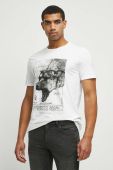 Бавовняна футболка Medicine чоловічий колір білий з принтом (3607088) Бавовняна футболка Medicine чоловічий колір білий з принтом (3607088)