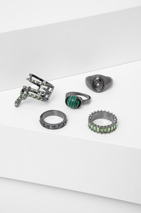 Персні Medicine колір чорний (2430356) Персні Medicine колір чорний (2430356)