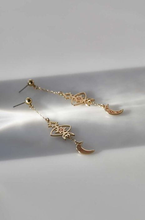 Сережки Medicine колір золотий (2859927)