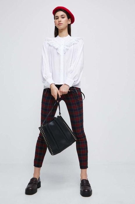 Блузка Medicine жіноча колір білий з аплікацією (2865926)