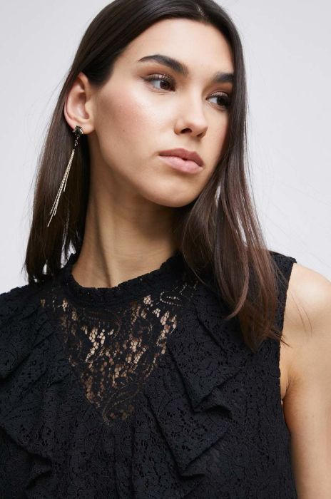 Блузка Medicine жіноча колір чорний однотонна (2874663) Блузка Medicine жіноча колір чорний однотонна (2874663)