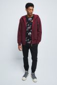 Кофта Medicine чоловіча колір бордовий візерунок Кофта Medicine чоловіча колір бордовий візерунок