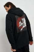 Кофта Medicine чоловіча колір чорний з принтом
