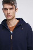 Бавовняна кофта Medicine чоловіча колір синій з капюшоном однотонна (2827669) Бавовняна кофта Medicine чоловіча колір синій з капюшоном однотонна (2827669)