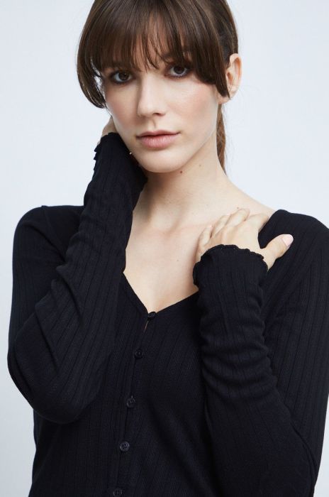 Лонгслів Medicine жіночий колір чорний (2692712) Лонгслів Medicine жіночий колір чорний (2692712)