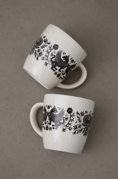 Чашка Medicine колір бежевий Чашка Medicine колір бежевий